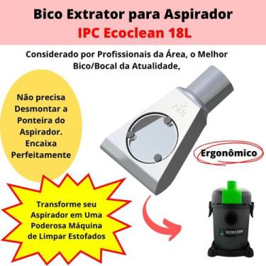 Imagem de Bico Bocal Extrator Compatível Aspirador Ecoclean 18L FATI