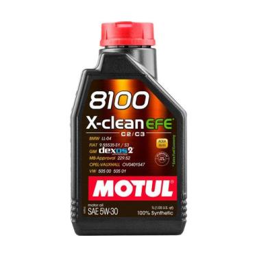 Imagem de Óleo De Motor Motul 8100 X-Clean EFE 5w30 Sintético API SN ACEA C3 Dex