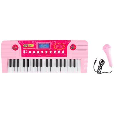 Imagem de Teclado de Brinquedo Mini Piano com Microfone - 22 Teclas Lulie Music,