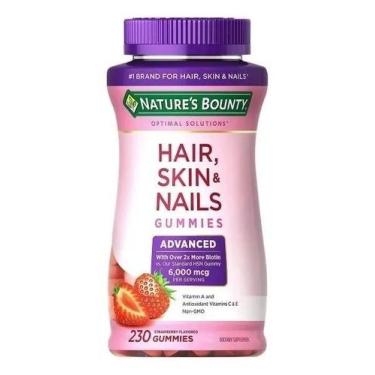 Imagem de Vitamina Hair Skin Nails Gummies com 6000mcg de Biotina - 230 Gomas - 