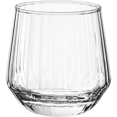 Imagem de Jogo 6 Copos Home&co Vidro Canelado 370ml 6x9 Transparente - HOME & CO