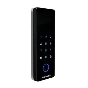 Imagem de Fechadura Digital Biométrica Athenas Vidro e Portas de Correr Bluetoot