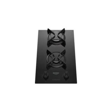 Imagem de Cooktop dako 2 bocas supreme grade ferro fundido vidro preto, Bivolt