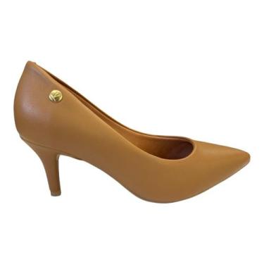 Imagem de Sapato Feminino Scarpin Vizzano Casual Salto Médio 1185.702 Caramelo, 