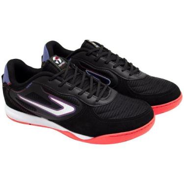 Imagem de Tênis Futsal Topper Letra IV Masculino, Preto, 42