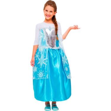 Imagem de Fantasia Frozen Elsa - Luxo - Infantil - Regina Festas, G