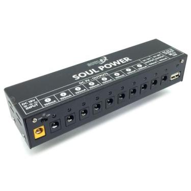 Imagem de Fonte isolada 10 pedais FX Power Supply DC 9V 12V 18V - SOUL FX