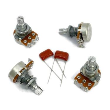Imagem de Kit de Elétrica Para Guitarra Tipo Les Paul LPBPA1 Potenciômetros Alph