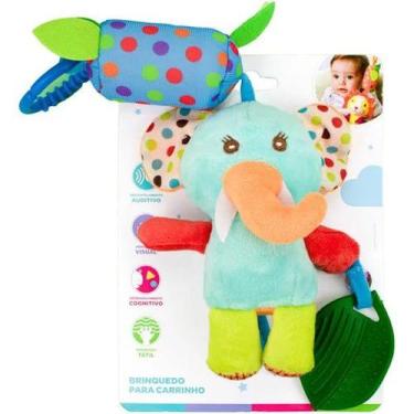 Imagem de Mobile para Carrinho e Bebe Conforto em Tecido - Pimpolho, Elefante