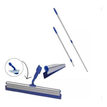 Imagem de Rodo Aluminio Twister 45cm Cabo Extensível 1,40cm Bralimpia