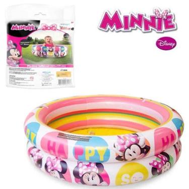 Imagem de Piscina Minnie 2 Anéis 65X17cm 37L - Inflável Dyin-098 - Etitoys