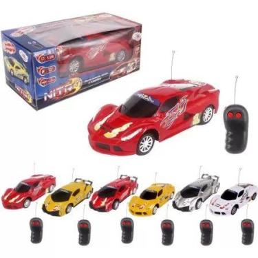 Imagem de Brinquedo Carrinho Carro Controle Remoto Sem Fio Nitro 3 Funções com L