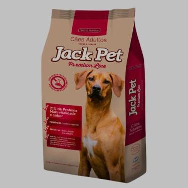Imagem de Ração Cães Adultos Jack Pet 10,1kg Nutrição Completa Serpet