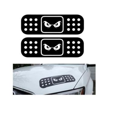 Imagem de Par de Adesivos Curativo Angry Eyes Band-Aid 15x5 cm - Tonstore