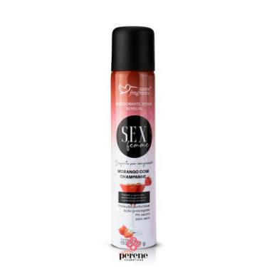 Imagem de Desodorante Íntimo Sensual Morango com Champanhe 100mL - Suave Fragran