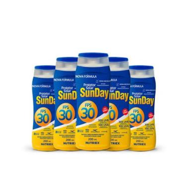 Imagem de Kit 5un Protetor Solar Fps 30 Corporal Sunday 200ml - Nutriex
