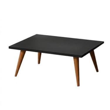 Imagem de Mesa de Centro Pé Palito 32x65x45cm MDF Preto - Instalojas