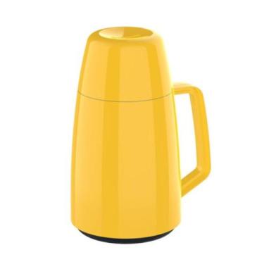 Imagem de Garrafa Térmica Vidro De Mesa Café Chá 500 Ml Lotus Soprano -, Amarela