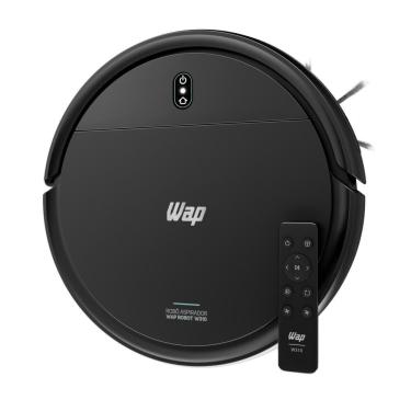 Imagem de Robô Aspirador de Pó WAP W310 1900PA 130 3 em 1 com Controle Remoto e MOP em Microfibra Preto Bivolt