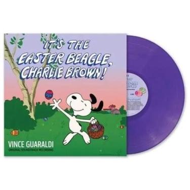 Imagem de LP de vinil genérico Easter Beagle Charlie Brown roxo 45 RPM - Marca P