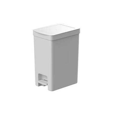 Imagem de Lixeira 30 Litros Slim com Pedal Ou Linha Trium, Chumbo