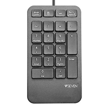 Imagem de Combo de teclado e mouse com fio V7, Universal, Wired Keypad