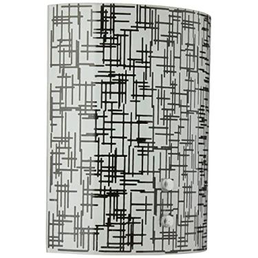 Imagem de Arandela Calha Textura, Attena, 1314/Ar Pt, Preto