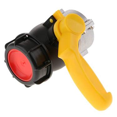 Imagem de Milageto Adaptador de drenagem para tanques IBC, mangueira de jardim, encaixe de esfera de 75 mm a 5 cm