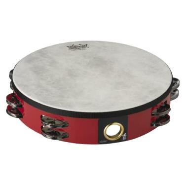 Imagem de Remo TA-5210-52 Fiberskyn Pandeiro-Quadura Deep Red, Tambor de 25,4 cm