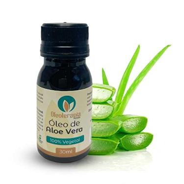 Imagem de Óleo vegetal de Aloe vera (babosa) 100% natural prensado a frio/uso cosmético e terapêutico (30 mL)