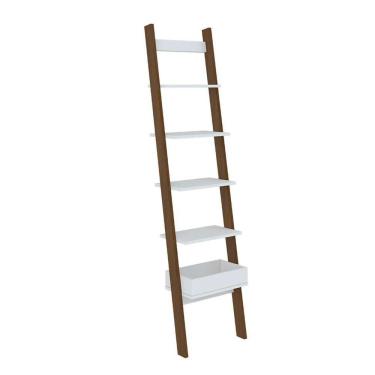Imagem de estante escada sambalelê branca e 