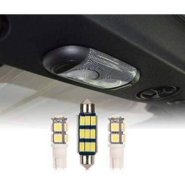 Imagem de Hooke Road JK Wrangler — Lâmpadas de leitura de LED branco brilhante para Jeep JK Wrangler 07-18 – 3 peças