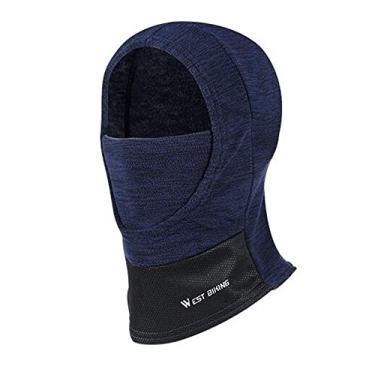 Imagem de Tingpai Final do outono inverno ciclismo capacete quente pa esportes ao ar livre pa esportes ao ar livre aquecedor de pescoço e rosto pa bicicleta echarpe respirável pa esqui de bicicleta