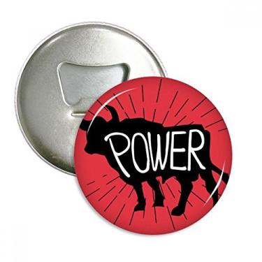 Imagem de Imã de geladeira com contorno de vaca preta, abridor de garrafas natural, emblema multifuncional