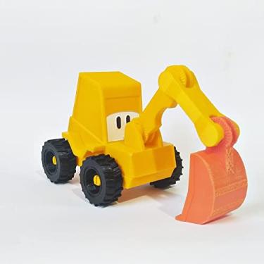Imagem de Max escavadeira - turma do Leo o Caminhao - brinquedo impressao 3D