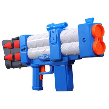 Imagem de Arsenal Nerf Roblox: Pulse Laser Motorized Dart Blaster, 10 dardos de elite, clipe de 10 anos, código para desbloquear o item virtual no jogo