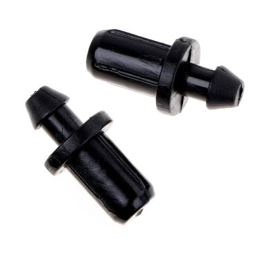 Imagem de Mini Skater plugues Goof Hole Goof Pretos para Irrigação Tubo de Fechamento (50 peças, Barbeado Único)