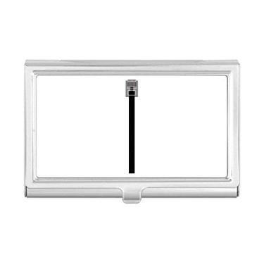 Imagem de Cabo de Internet preto, padrão de plugue USB, porta-cartões de visita, caixa de bolso