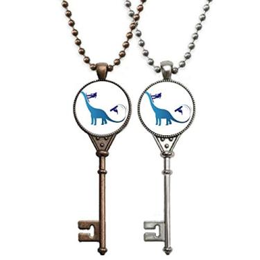 Imagem de OFFbb-USA Colar com pingente de dragão para skate, skate, terremoto, chaveiro, decoração para casais