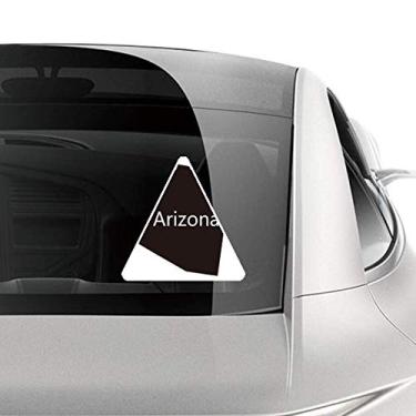 Imagem de DIYthinker Adesivo de carro Arizona com mapa dos Estados Unidos da América para motocicleta e bicicleta
