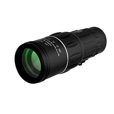 Imagem de Telescópio monocular 16x, lente de revestimento de alta definição externa, uso com uma mão, à prova d'água, adequado para viagens, acampamento, observação da lua, observação de pássaros