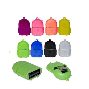 Imagem de Mini Adaptador V8 Formato Android Micro USB para USB Femea OTG