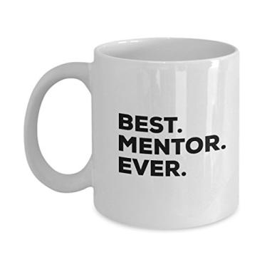 Imagem de Caneca Mentor – Caneca de café Best Mentor Ever – Presentes para mulheres e homens – Appreciation From Mentee – Professor de enfermagem, escritório, supervisor de médico, chefe – Fema