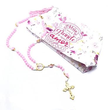 Imagem de Terço Nossa Senhora De Fátima Com Necessaire Triangular