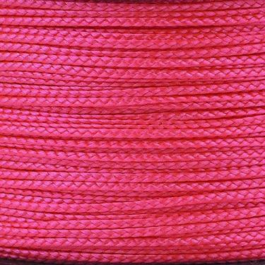 Imagem de Corda Paracord Nano West Coast (rosa neon, 300 pés) – carretel de cabo trançado