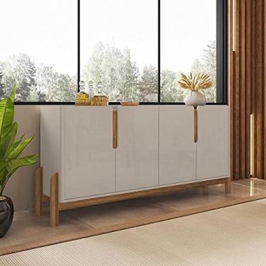 Imagem de Buffet 170cm 4 Portas Lizz Casa D Off White/cedro