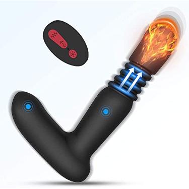 Imagem de 3 em 1 recarregável Vibrating Stimulator SkinLike Amal Plug 9 Padrões de Estimulação, Masculino Postate Massager para Homem Ferramenta de Massagem de Controle Remoto Sem Fio Br10 plug handheld massage
