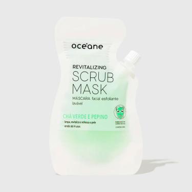 Imagem de Máscara Facial Esfoliante de Chá Verde E Pepino - Revitalizing Scrub Mask 35Ml OCÉANE 