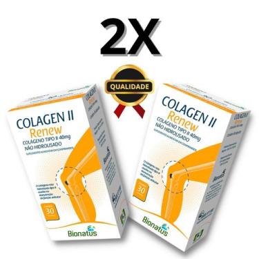 Imagem de 2X Colageno Tipo 2 Joelho E Articulação + Vitaminas 60 Comp - Bionatus
