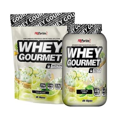 Imagem de Kit Pote + Refil Whey Protein Gourmet - FN Forbis Nutrition (Torta de Limão)